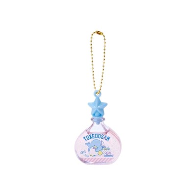 TuxedoSam Collectible Keychain Perfume Bottle Bag Charm Sanrio Japan NWT