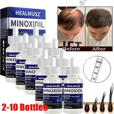 Minoxidil 5 Extra Strength Men 10 Month Supply Hair Regrowth Solution 10Bottles