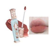 Flower Knows Strawberry Rococo Cloud Lip Cream,Long Lasting Warm Brown Nude