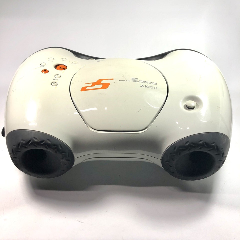Sony ZS-X3CP CD Radio Boombox White AM/FM Mega Bass MP3 Power Button ...