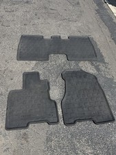 Honda Element Sc Rubber Floor Mats Front Rear Set 2007-2010 Honda Element Sc Rubber Floor Mats Front Rear Set 2007-2010
