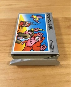 Nintendo Donkey Kong Jr. Famicom Silver Box with Box and Manual Used
