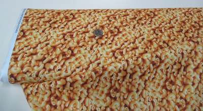 Timeless Treasures quilt-craft fabric MAC & CHEESE cheese 2 yds (cd-3453) Last!