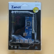 Zonet ZUH2215V 4 1 Ports USB 2.0 PCI Host Controller