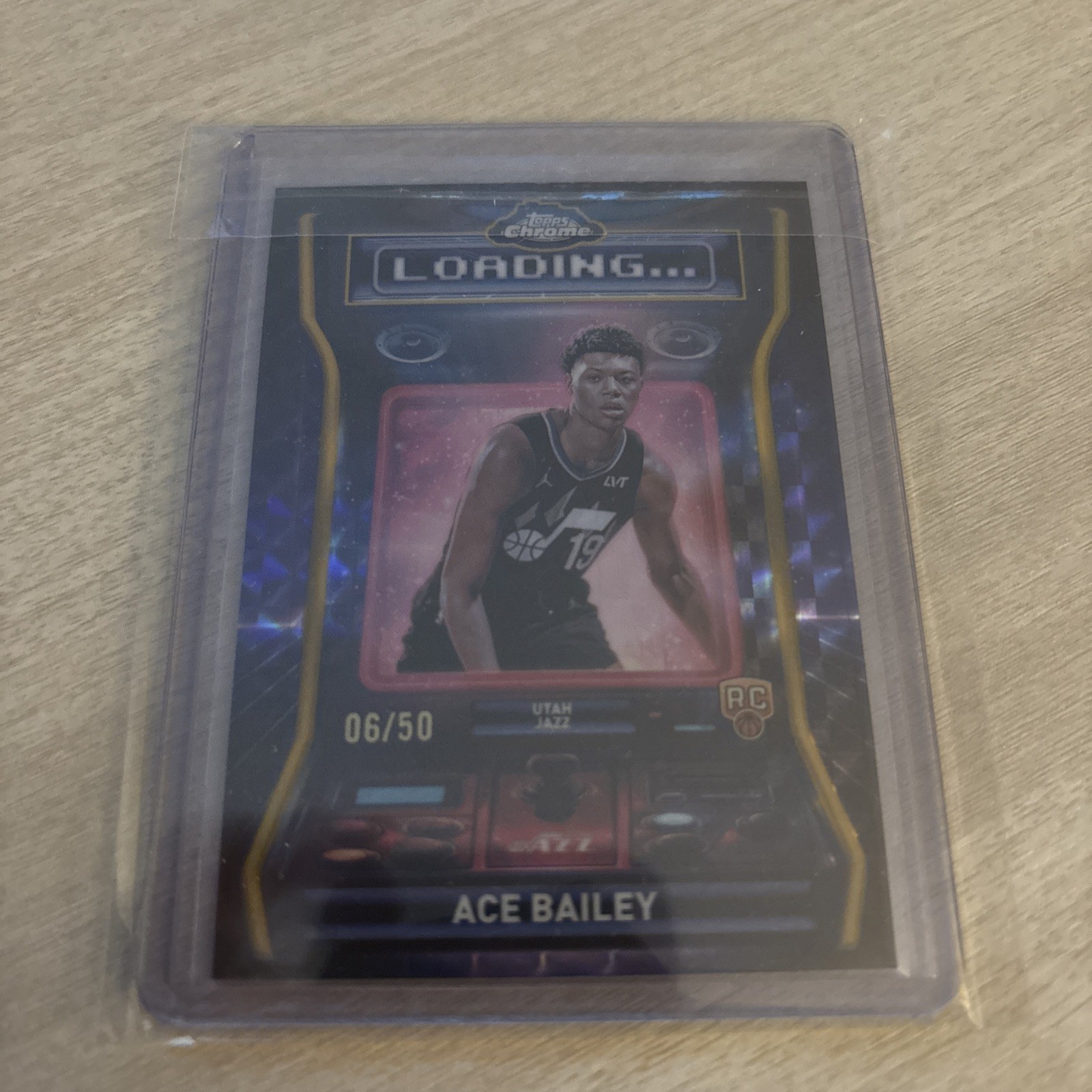 2025-26 Topps Chrome Loading Gold Refractors #LD14 Ace Bailey RC Rookie 6/50