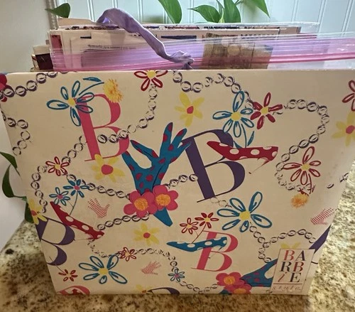 Vintage Barbie Collector Expandable Folder Filled with Memorabilia 80’s 90’s