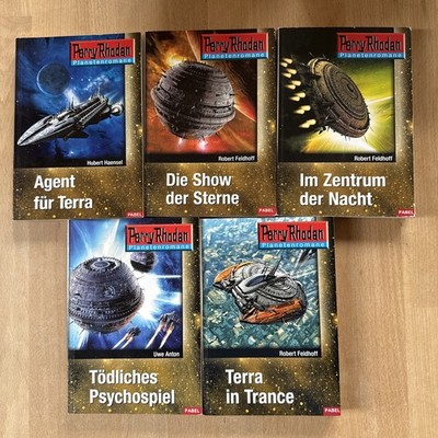 5x Perry Rhodan, Planetenromane, Konvolut Uwe Anton Robert Feldhoff Haensel