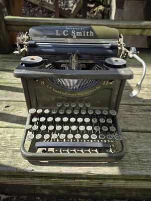 Vintage LC Smith & Corona 8-11 Secretarial Typewriter