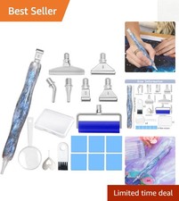 Deluxe Diamond Painting Drill Pen with Stainless Tips: Creative Crafting Tools
