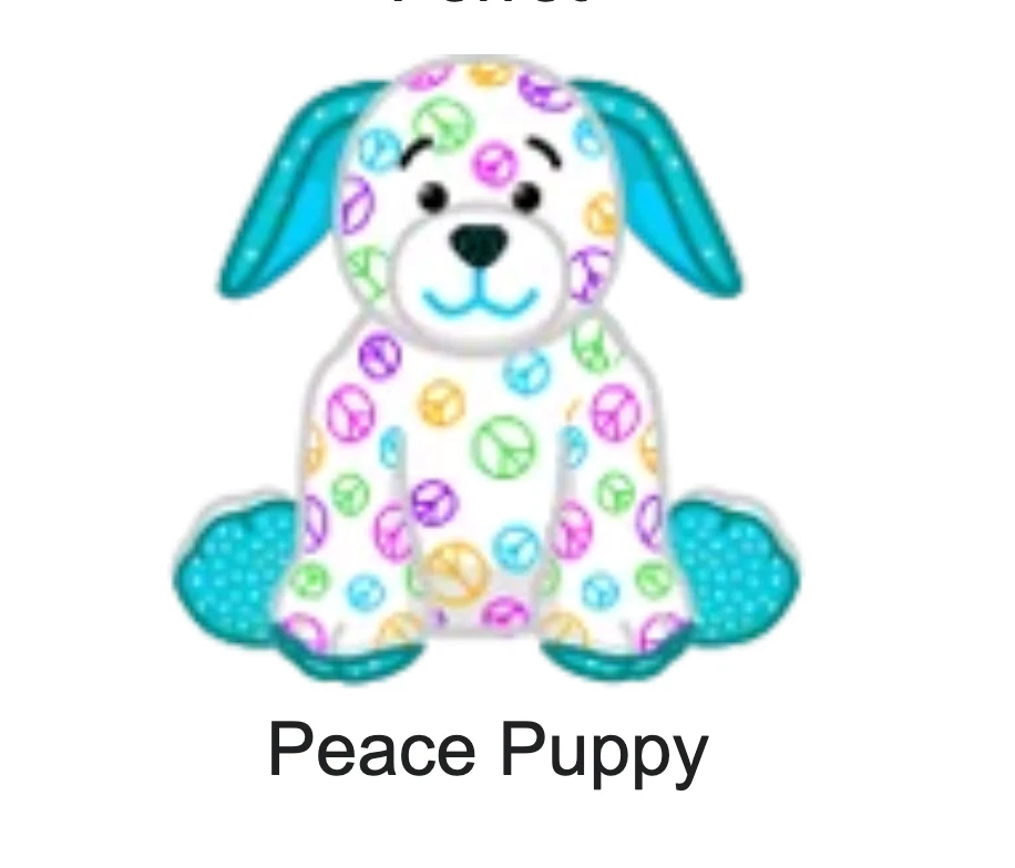 Peace Puppy Webkinz & Lil 'Kinz Animals for sale | eBay