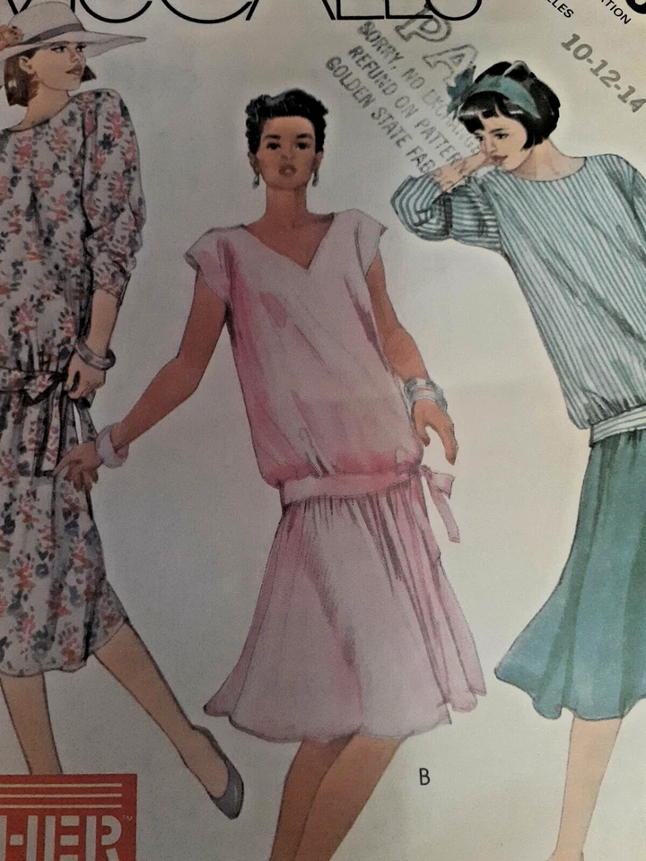 McCall's 3006 Maternity Top Skirt Sewing Pattern Ladies 10 12 14 UC Loose Fit - Image 2 of 4