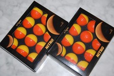 NEW NITRO ECLIPSE 2 DOZEN Yellow / Orange Golf Balls FREE 2 Dozen TEES