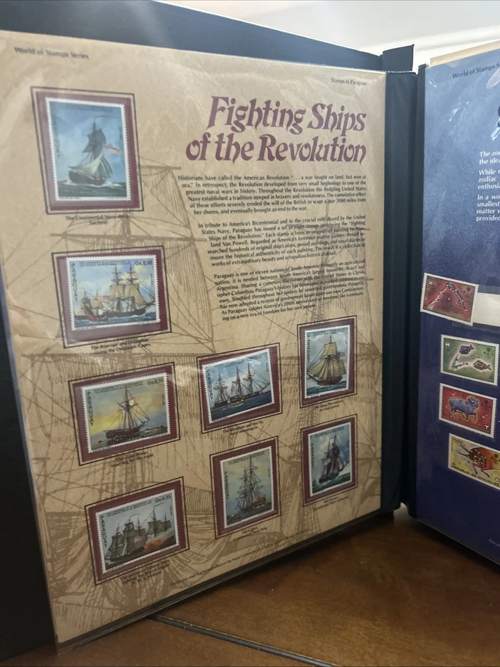 Serie World of Stamps 56 páginas de estampillas con temas PRECIO PARA VENDER Foto 3 de 4