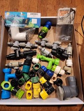 Aquarium großes Konvolut gebraucht Armaturen Verbinder versch. Aquarium Artikel