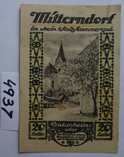 AUSTRIA - GEMEINDE  MITTERNDORF / STYRIA - 20 Heller - AU/STAIN - JPR 0621