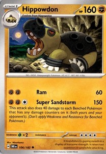 Hippowdon 106/182 Destined Rivals