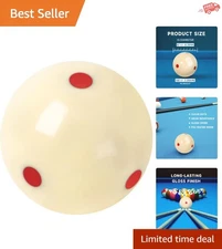 Professional Pool Cue Ball - 6 oz, 2.25" with 6 Red Dots for Accuracy Training