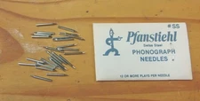 25 SWISS PHONOGRAPH STEEL NEEDLES 78 RPM NEEDLE FOR SET-SCREW CARTRIDGES SS