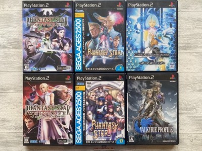 SONY PS2 Phantasy Star Universe & Generation & Code Age Commanders & Valkyrie