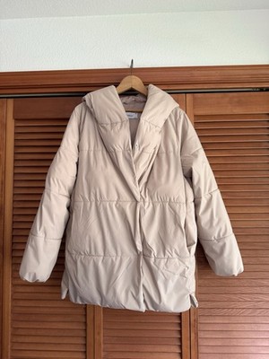 Reserved Eco Aware Puffer Jacket  wide-baffle quilted Lightweight Womens Size 10