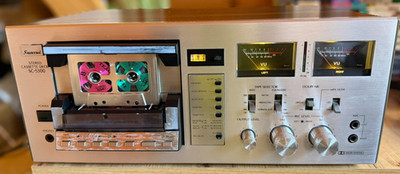SANSUI SC-5300 Rare Vintage Cassette Tape Deck 2 Head Rerto 1979 Hi Fi Warranty
