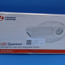 Lithonia Lighting LED Quantum Emergency Light with Adjustable Optics NiCad Batt.