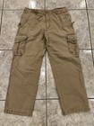 Mens 36X32 LL BEAN Flannel Lined Natural Fit Canvas Cargo Pant Distressed 264592 — photo 5