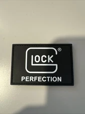 Glock Perfection Patch,  Firearms OEM Hook & Loop, PVC,  Swag, Vel-cro