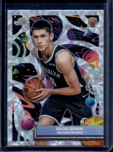 2025-26 Topps Cosmic Chrome Egor Demin RC Nucleus Refractor Rookie #39 Nets