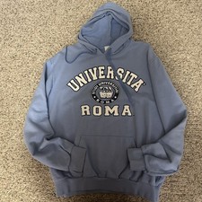 Hoodie Light Blue University Of Rome(Universita di Roma) XL,Excellent Condition