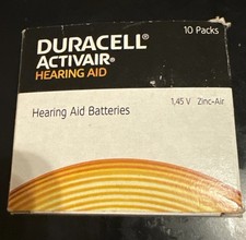 Duracell Activair Hearing Aid Batteries Zinc 312 Exp 12/27 10 Packs - 58 Total