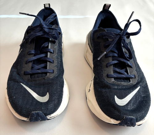Nike ZoomX Invincible Run FK 3 Men's Size 9.5 Navy Metallic Silver - Picture 2 of 9