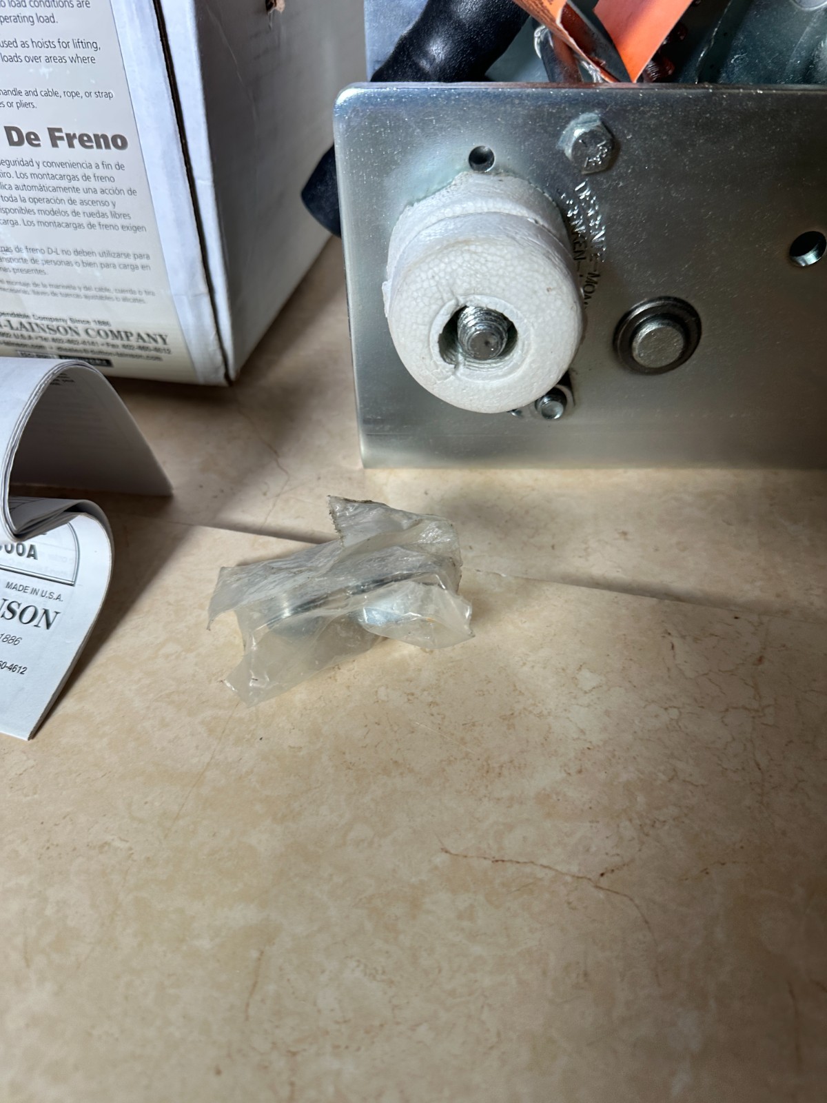 Dutton-Lainson DLB2500A Brake Winch 2500 lb,Silver  *open box*