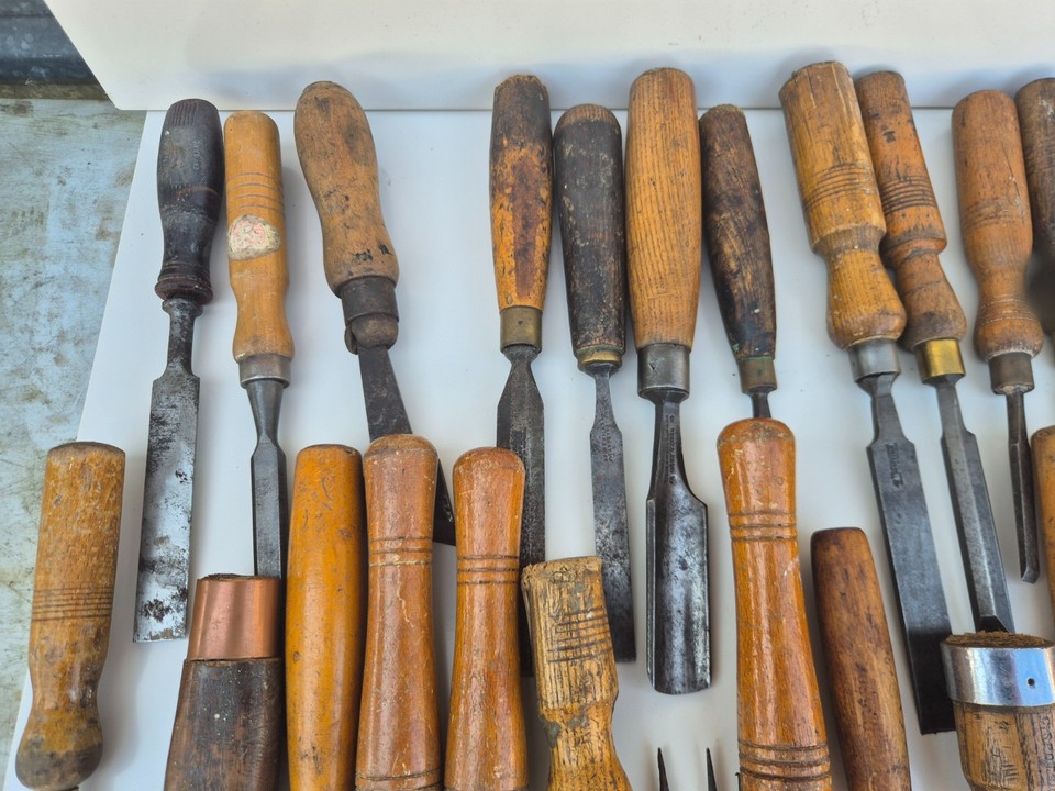 Joblot of vintage chisels and gouges for restoration | eBay UK