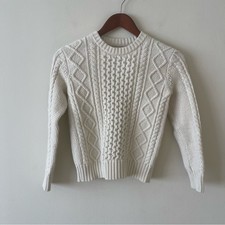 Gap Kids Cream Cable Knit Sweater Size Girls L