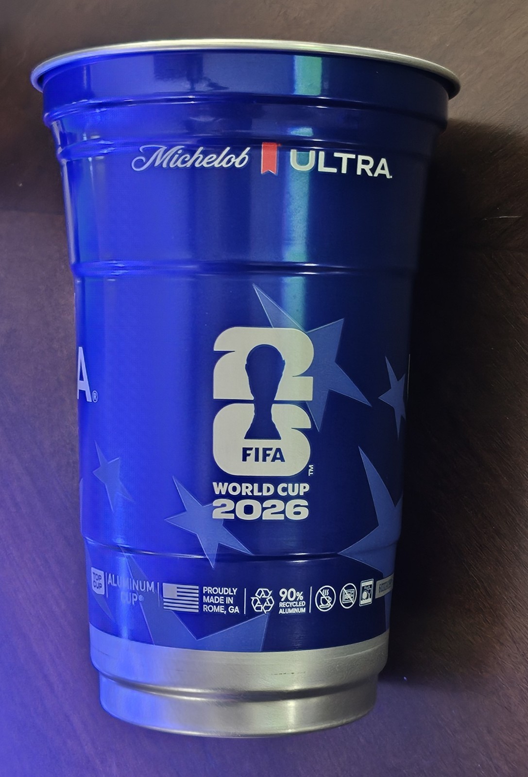 Michelob ULTRA FIFA World Cup 2026 Collectible Aluminum Cup Breweriana