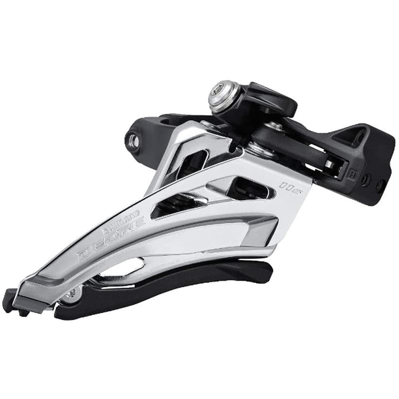 Shimano FD-M5100-M Deore front derailleur, 11-speed double, side swing, mid clam