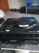 Sega Mega Drive & CD 1 PAL Console Bundle & 1 Controller
