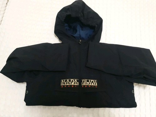 NAPAPIJRI GIACCA BLU NAVY CON CAPPUCCIO FULL ZIP BAMBINI RAGAZZI ETÀ 12 ANNI 152CM ORIGINALE - Foto 10 di 10