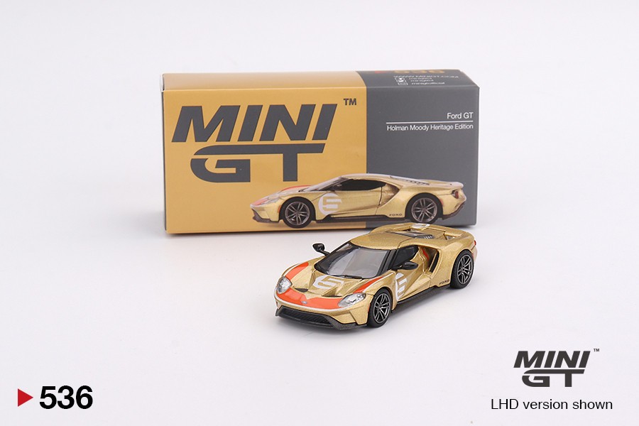 Mini GT Holman Moody Heritage Edition Ford GT 1:64 Scale Diecast