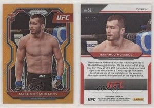 2021 Panini Prizm UFC Orange Prizm /99 Makhmud Muradov #55 Rookie RC