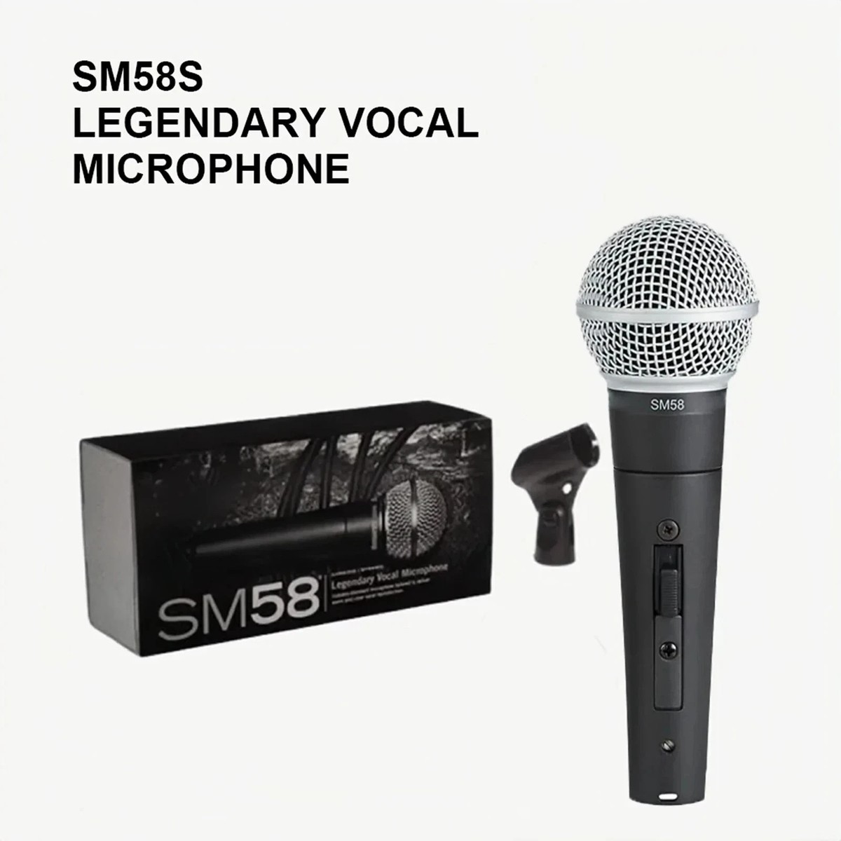 Shure SM58-LC Wired Xlr Dynamic Microphone for sale online | eBay