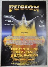 Fusion (GBH Events) Rave flyer - 9th June 2000 @ Bath Pavillion