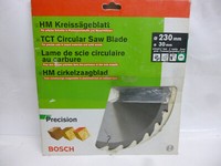 Bosch KreissäGeblatt Precision 230Mm X 30Mm 24 Zahn FüR Holz 2609251587