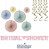 Bridal Shower Hanging Decoration Kit By Shindigz Bridal Shower Hanging Decoration Kit By Shindigz
