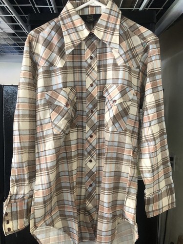 Vintage Sears Western Wear Pearl Snap 