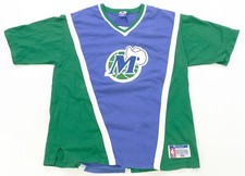 Rare VTG CHAMPION Dallas Mavericks Cowboy Warm Up Official Shootin T Shirt 90s L