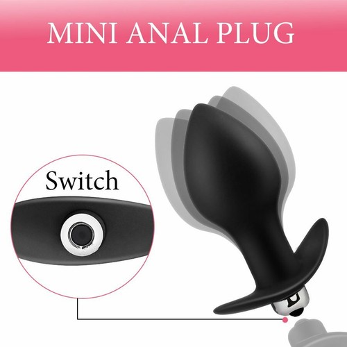 Silicone-Vibrating-Anal-Toy-Butt-Plug-Vibrator-Anal-Sex-Women Men-Couple-Plug - Bild 6 von 6