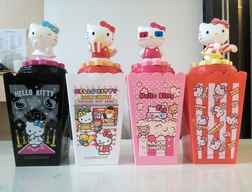 Set of#4 Hello Kitty Sanrio Popcorn Bucket CupTopper Limited Best for Collection - Picture 9 of 12