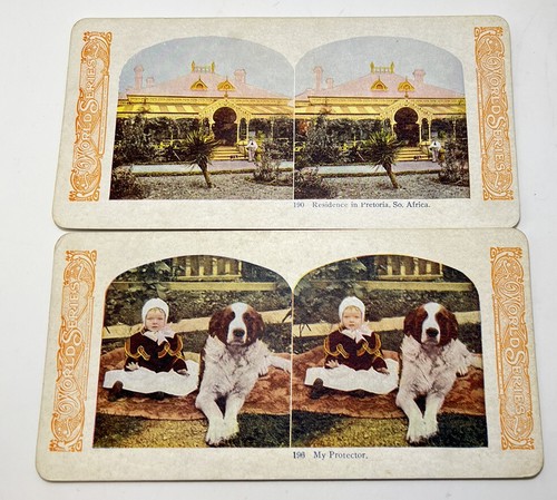 Stereoview Stereograph Cards “World Series” Colorized Travel - Picture 5 of 6
